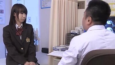 Kai Miharu comes to to others sexual examen