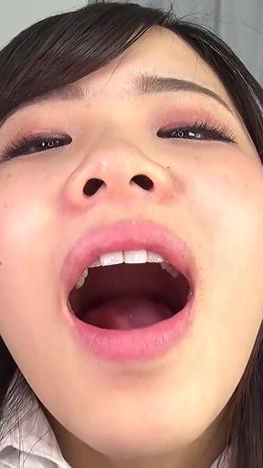 Office Ladies Share Their Stinky Bad Breath and Lick Each Other's Noses - Mai Imai and Reia Hoshino