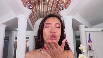 GEMMA LEONE 3 monster cocks at the same time. Anal destruction.