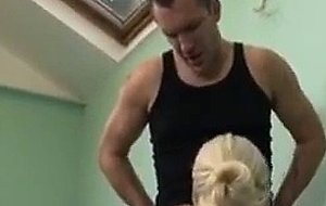 Milf In A Cardigan Fucked Until A Creampie