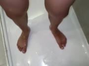 Twink is cleaning dirty feet