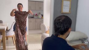 Ups! I'm Very Stupid Being Employed I'd Better Make You a Russian Dick with My Huge Tits in the Pool