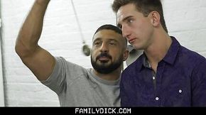 The boy commands his stepdad to pound his asshole raw