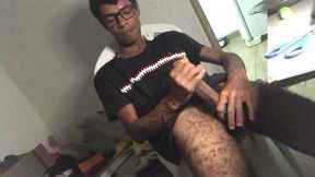 0161 he was lying down and naked, i couldn t hold it in and i squirted