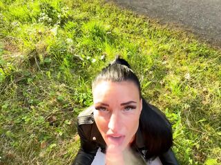 Hawt Stable Worker Took Me Into the Forest… Risky Smokin' Deepthroat POV