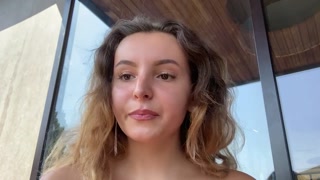 Smoking a cigarette at Starbucks! Outside smoking 🚬