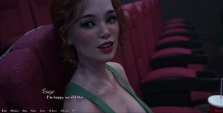 Being a Dik - Busty Redhead Girlfriend Sucks My Big White Cock in the Cinema