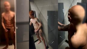 dei o cu no chuveiro da academia