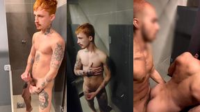 dei o cu no chuveiro da academia