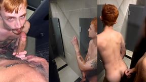 fudendo no chuveiro do vestiario da academia