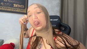Pantyhose Face Crush POV