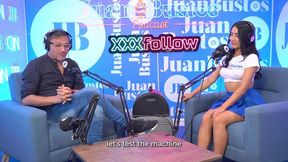 Little Kinky Colombian Mayraoficial Cums on the Sybian Machine - Juan Bustos Podcast