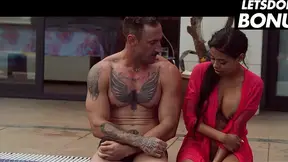 Big Ass Latina Chick Fucked by A Fat Cock By The Pool Full Scene