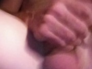 Prostate orgasm with my new toy