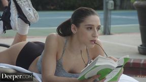 Deeper. Abella Danger Gets Insatiable on Court Action - Abella danger