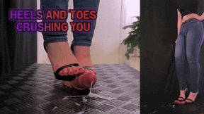 Heels and Toes Crushing You, Healing Wounds (Double Version) - Tamystarly - Cock Balls Crush Trample, CBT, Bootjob, Trampling, Shoejob, Stomping