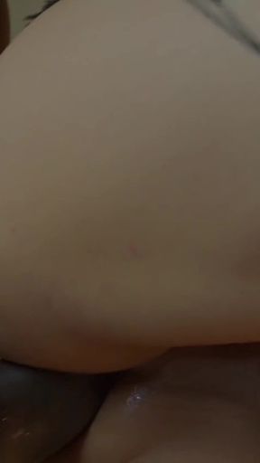 Ripped Pantyhose Standing Anal with BBC