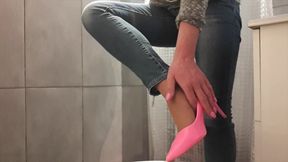 Compilation 8 Videos of My Wetting Jeans and Pants plus High Heels 20 minutes