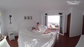 hot brunette mary rock taking a thick cock in her wet cunt