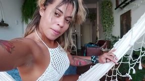 I Relaxed so Much in the Hammock That It Made Me Horny and I Decided to Masturbate Until I Came