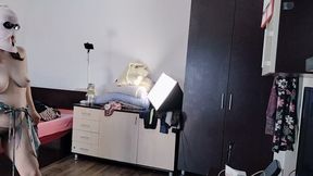 Amateur Wife Has Fun Trying on Clothes That She Cuts