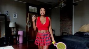 Unforgettable Tennis Lessons with Rosaline Capulet: A Playful Encounter