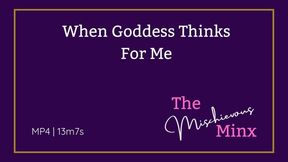 Goddess Thinks for You | Deep Surrender & Slow Pleasure JOI