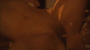 Native and blonde teens having hot pussy licking scene on couch