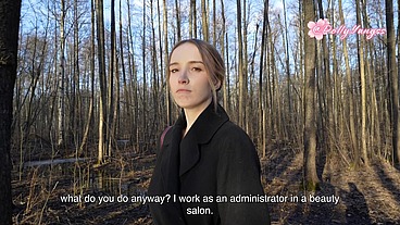Stranger Met Me in the Park, I Refused Sex... But He Convinced Me to Take Him Home and Drain His Cock