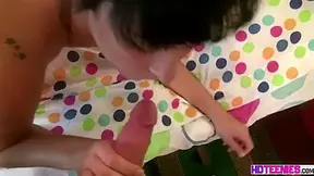 Little Bailey Blowjob and Fucking Closeup