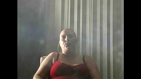 peach 22 yr old blonde sfw non-nude smoking clips pt 1