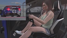2020 Shelby GT500 Revving Template - Paige in Keds Sneakers 1080p