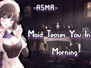 [ASMR][RolePlay] MAid Teases U In The Morning {F4M}