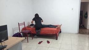 Nurse Dancing Very Sensually at Her Patient's Home