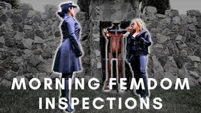 Femdom Inspection Ritual, morning control at Dracula Femdom Castle with Matriarch Ezada Sinn and Lady Zeida