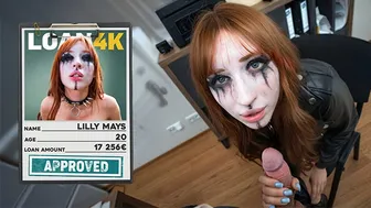 Goth nympho Lilly Mays gets hardcore with Denis Marti in the office