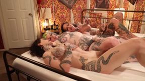 Trans Thresome The Roses Fuck