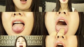 Sloppy Tongue Playing, Messy Drooling! (High Quality)