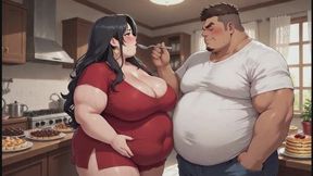 BBW SSBBW Fantasies #9B: Confessions of Our Shared Indulgence (Animated)