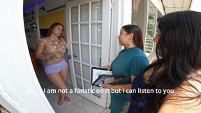 Seduced Two religious girls to have some lesbian fun