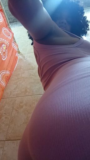 Pregnant Indian stepsister shows you her delicious body