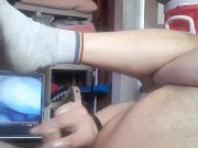 using the tool 7 inch dildo on my ass #1