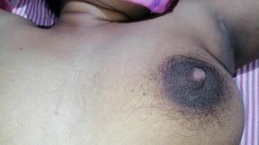 A girl with two beautiful breasts that I have never seen before.