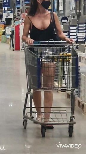 Nipple Slip at hardware store