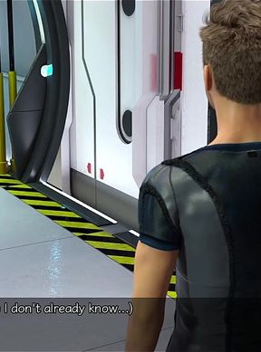 Stranded in Space - First Kiss with the Hot Ebony MILF