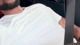 Giving Head in The Car And Cum Swallowing
