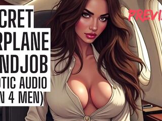 Secret Airplane Handjob - Public Audio Porn