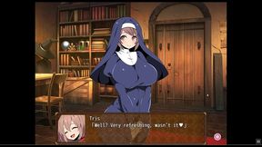 futanari alchemist tris [hentai game pornplay] ep.11 multiple creampie in that chaste nun virgin asshole made her cum hard