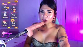 TS Angelique Monroe - Webcam show from September 18, 2025