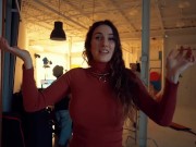 Piper Behind the scenes at the YouTube pop up space!